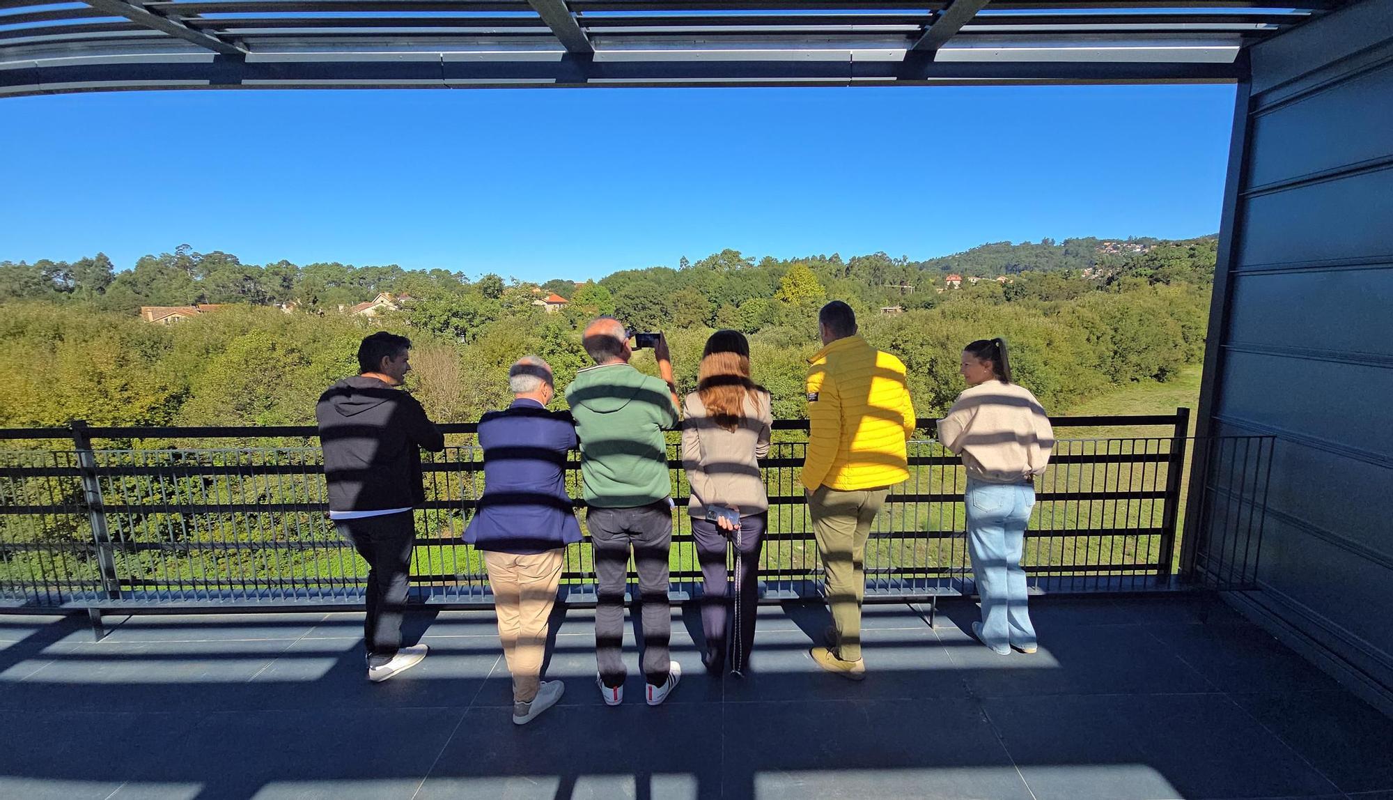 Visita a las nuevas naves de la Zona Franca para empresas tecnológicas en Pordo do Molle