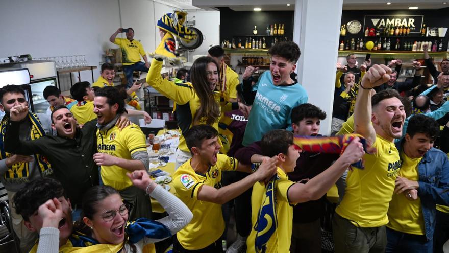 Así ha celebrado Vila-real el épico pase a semifinales