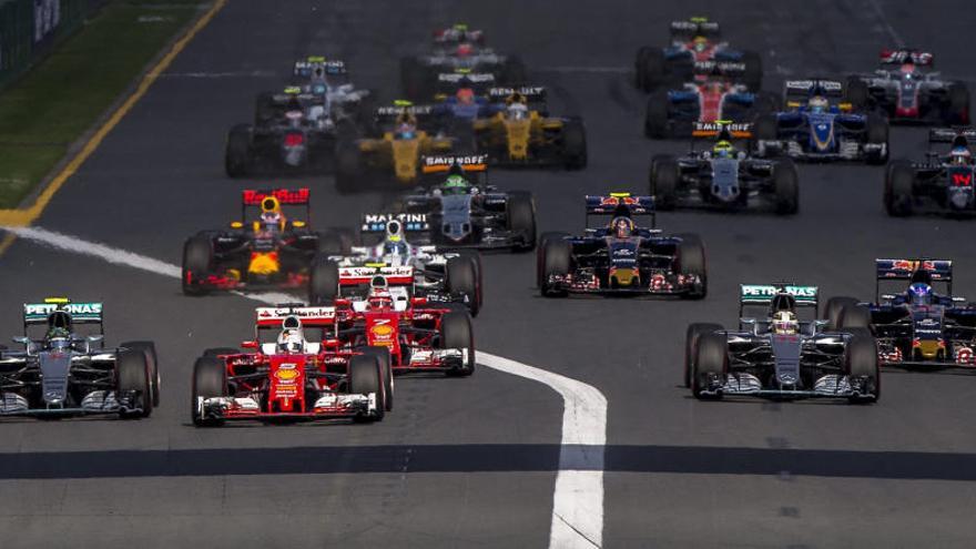 Carrera de F1 en el circuito albert park