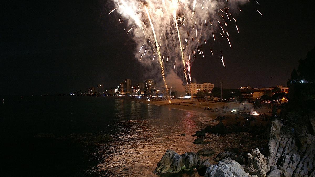 Castell de focs a Platja d&#039;Aro