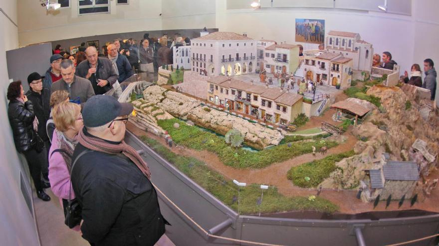 El pessebre monumental, al Casino