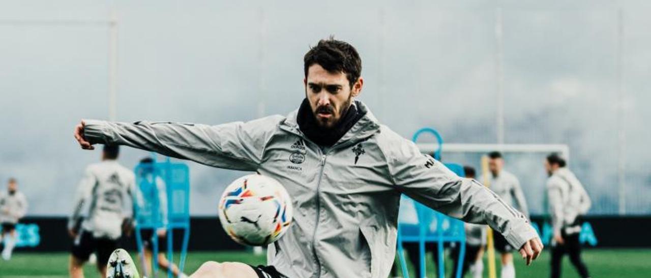 Facundo Ferreyra, en las instalaciones de la ciudad deportiva del Celta. |  // RC CELTA