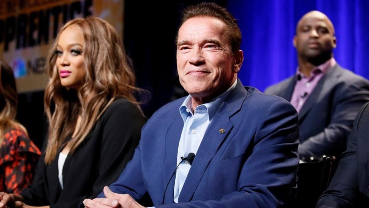 television arnold schwarzenegger  tyra banks televisión EEUU