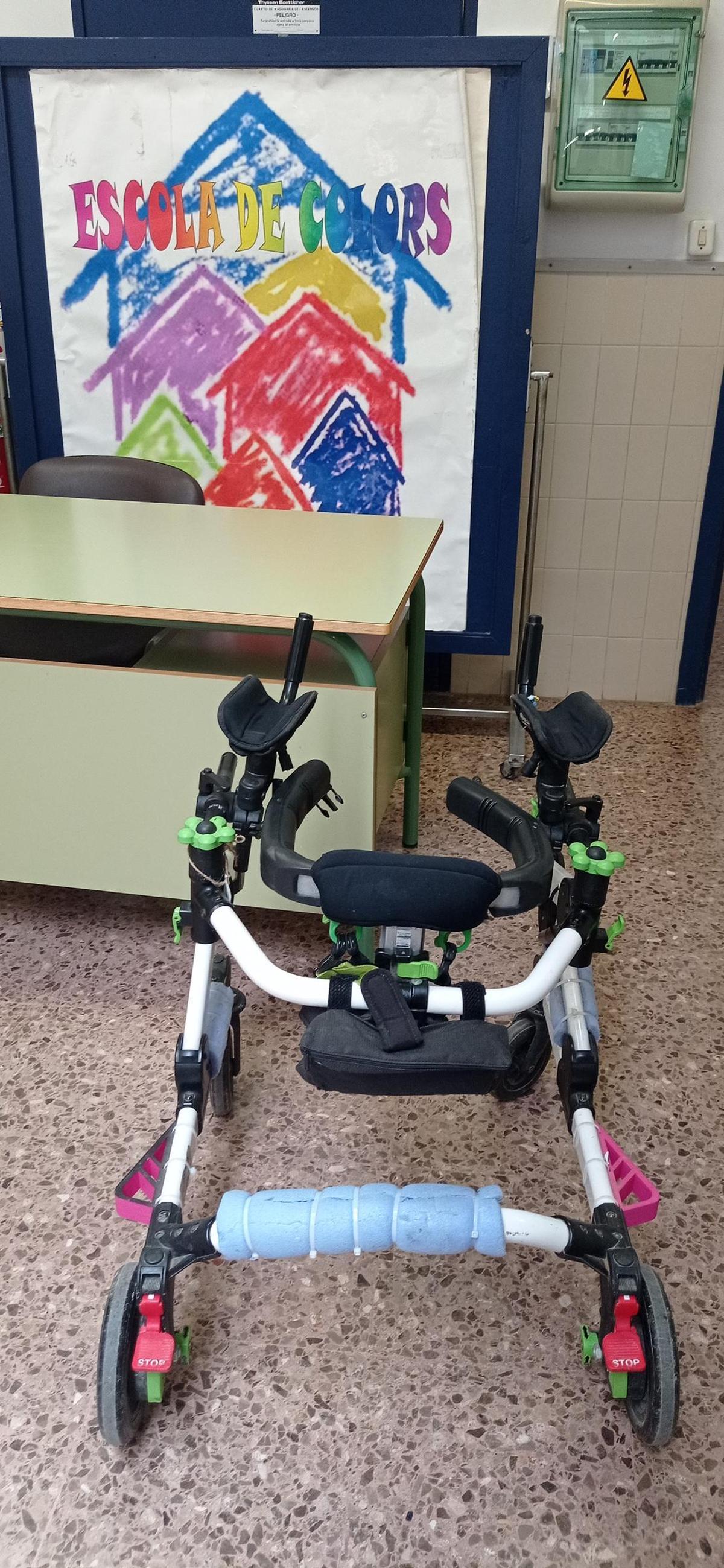 Una de las sila usadas por los alumnos.