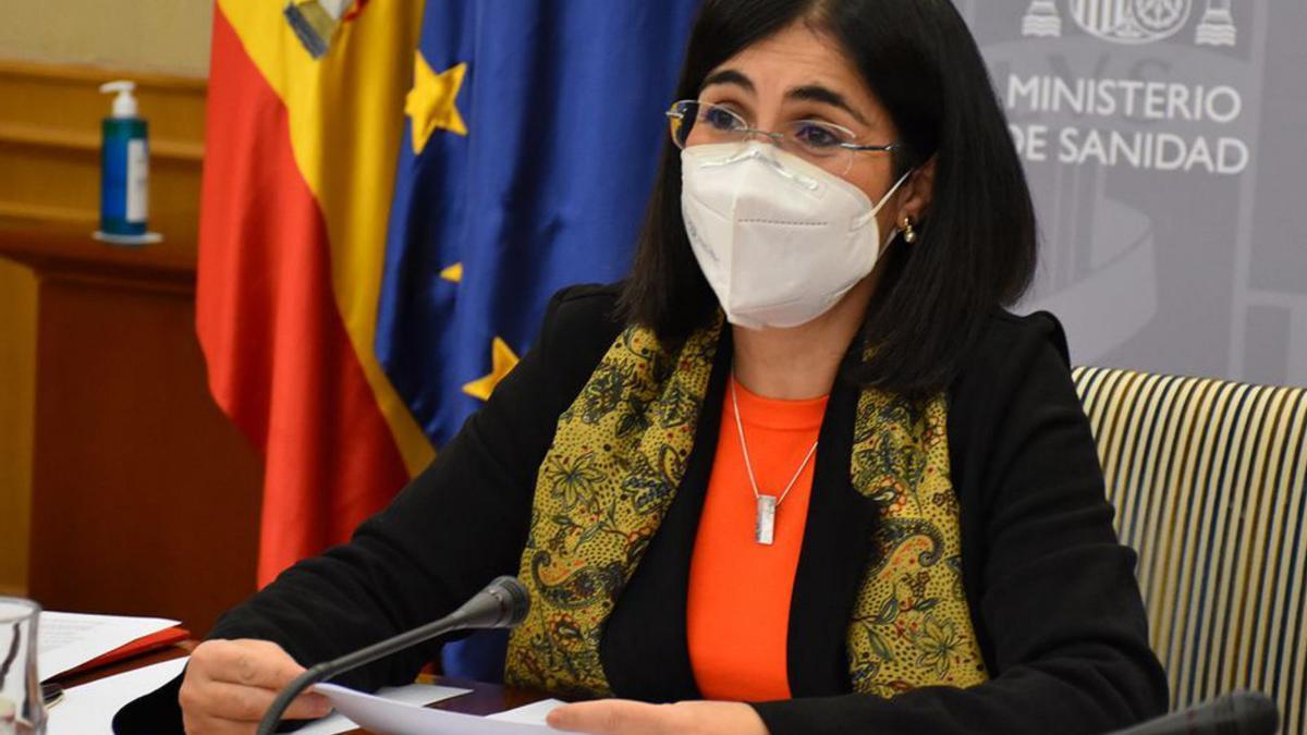 La ministra de Sanitat, Carolina Darias. | MINISTERI DE SANITAT