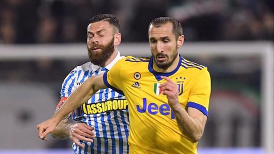 La lesión de Chiellini no reviste gravedad