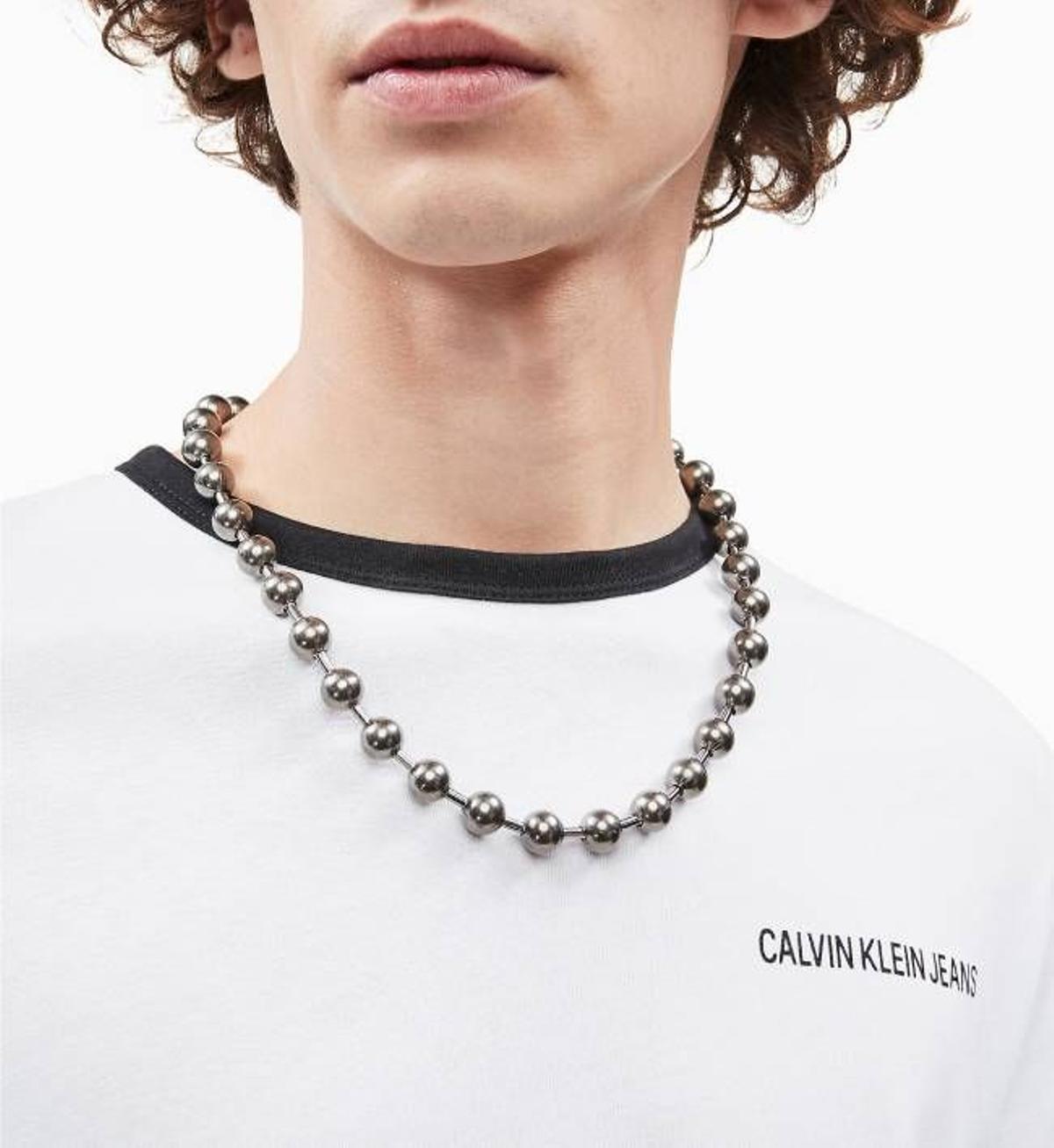 Collar unisex de acero inoxidable de Calvin Klein