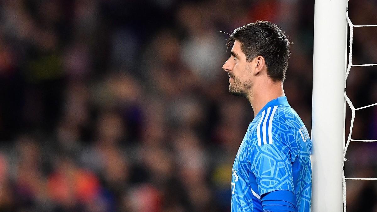 Courtois, en el Spotify Camp Nou