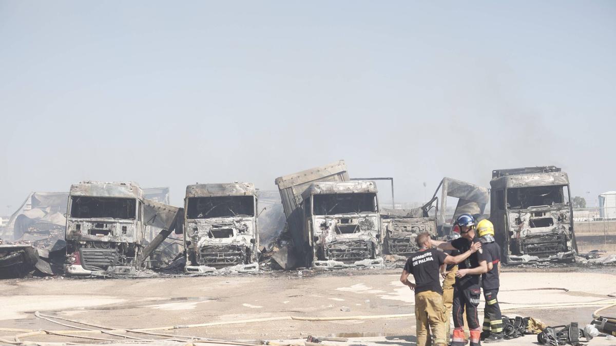 INCENDIO MERCAPALMA | La Policía concluye que el incendio de Mercapalma fue accidental