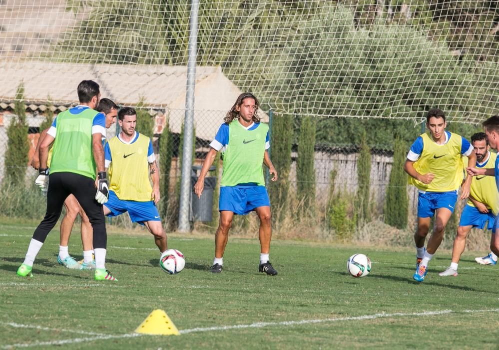 Primer entrenamiento del Hércules