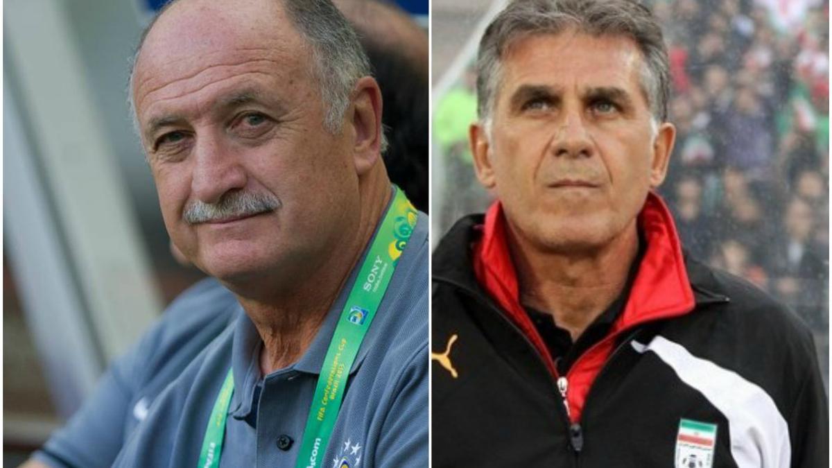 Luis Felipe Scolari y Carlos Queiroz están en la mira de la Federación Colombiana