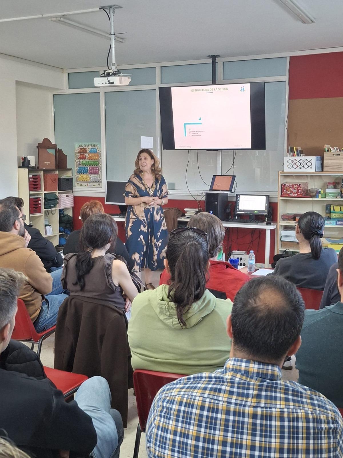 María Gómez, coordinadora del programa TEi en Galicia.
