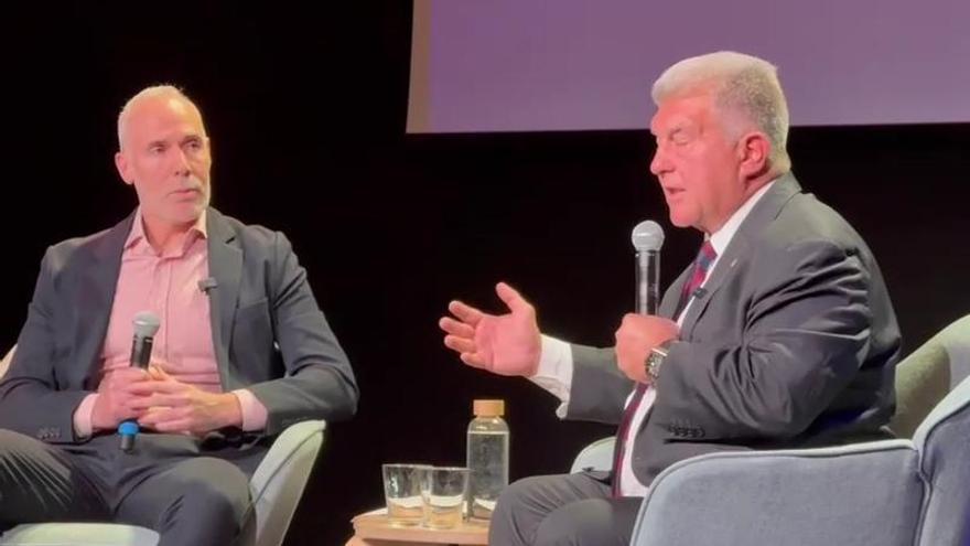 Laporta: "Tendría que hacer otro libro diciendo de quién hemos salvado el Barça"