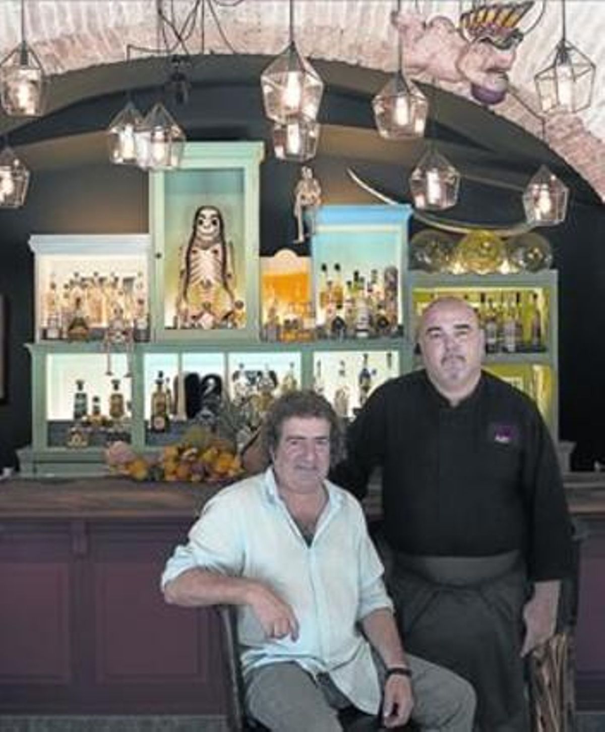 Iñaki López de Viñaspre i Joan Bagur, a Oaxaca.
