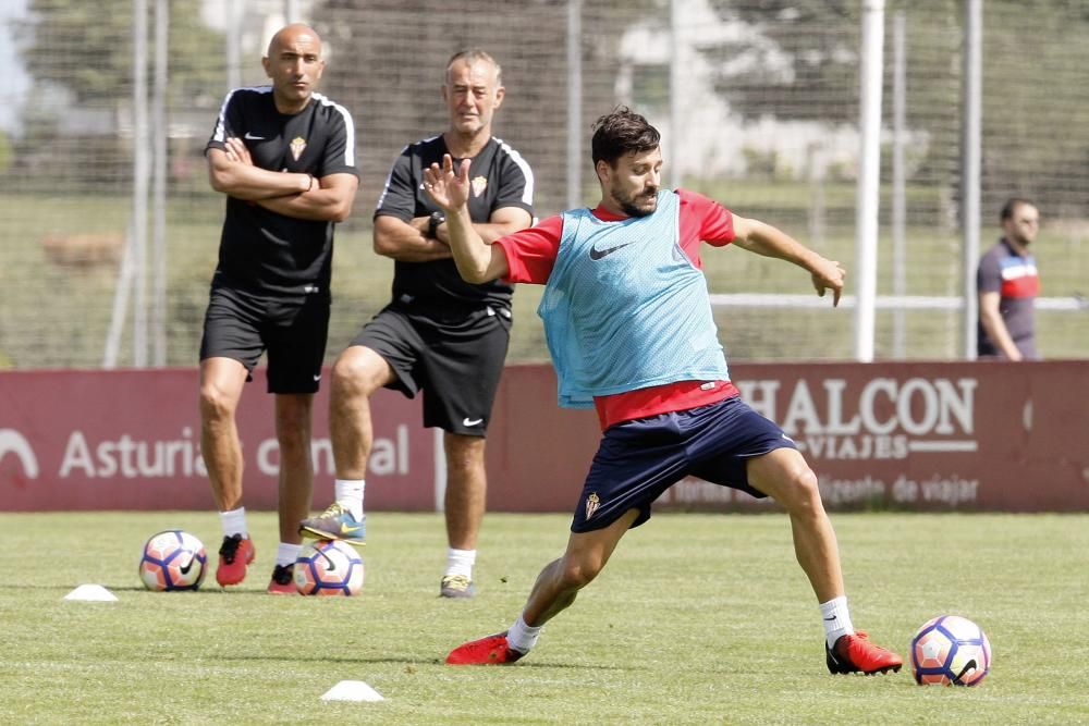 Entrenamiento del Sporting