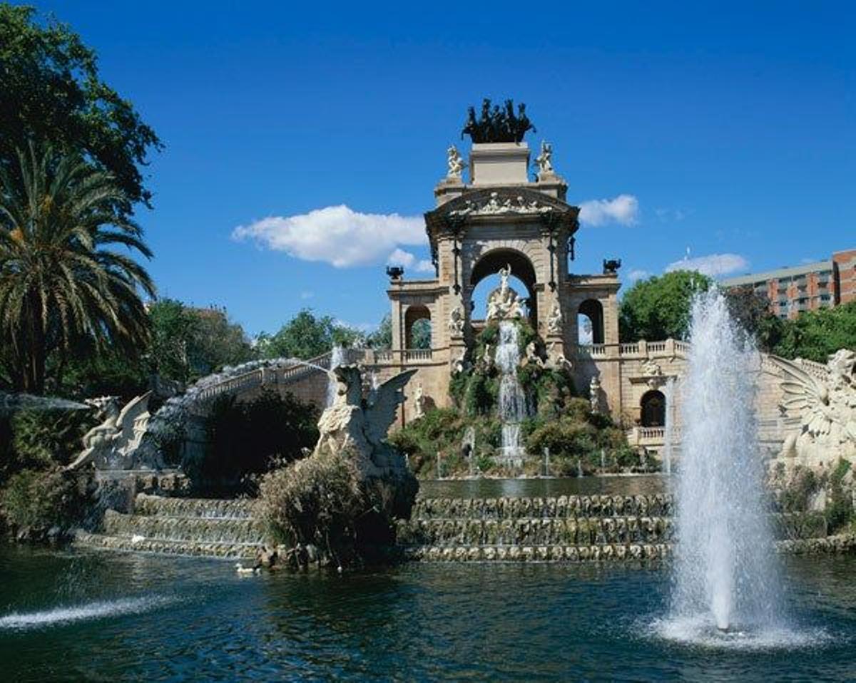 Cascada del Parque de la Ciudadela.