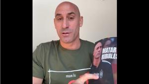 Luis Rubiales, en su vídeo de X.