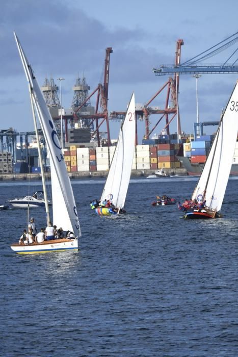 21-09-19 DEPORTES. BAHIA DEL PUERTO. LAS PALMAS DE GRAN CANARIA. Vela latina. Desempate Guanche-Tomás Morales por el título del Campeonato. Fotos: Juan Castro.  | 21/09/2019 | Fotógrafo: Juan Carlos Castro