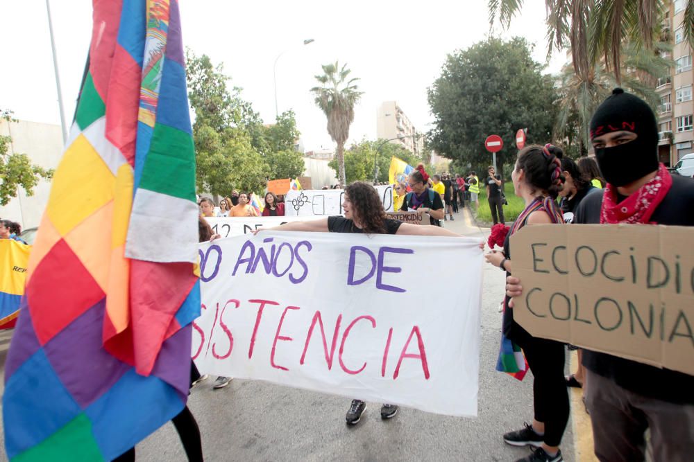 Manifestación desde el CIE de Zapadores: "El 12 de octubre no hay nada que celebrar"