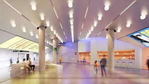 Un nou vestíbul  per connectar la sortida del metro i el DHub