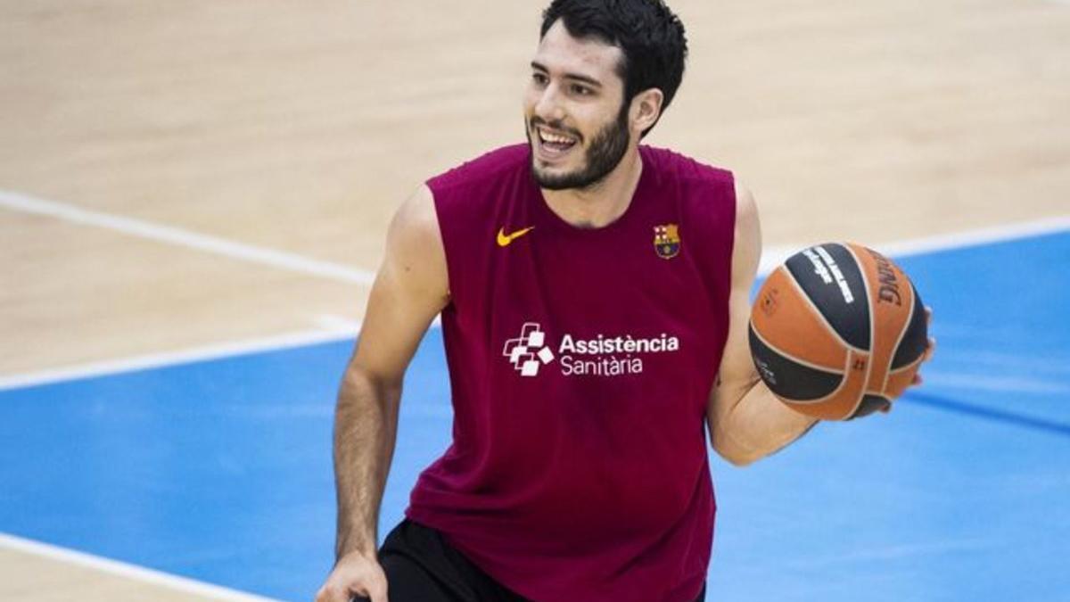 Abrines, durante un entrenamiento