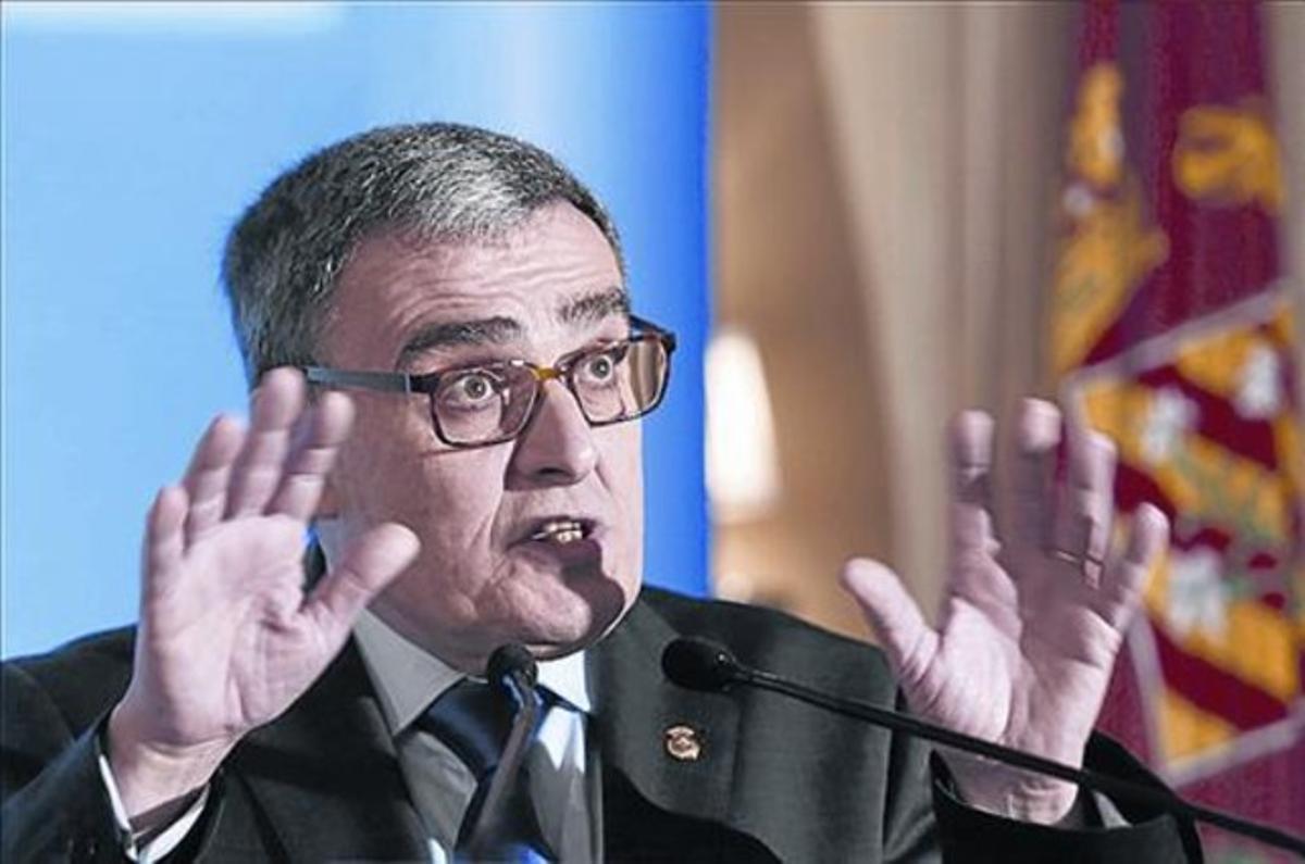 L’alcalde de Lleida, Àngel Ros, dimarts passat a Madrid.