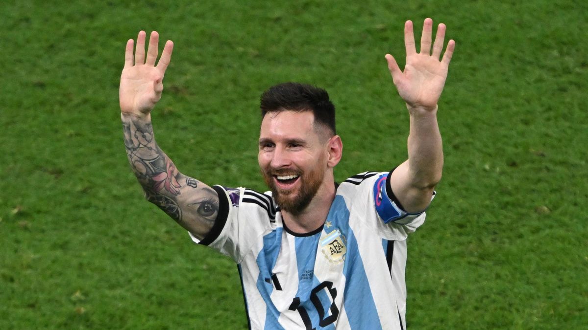 El jugador argentino Leo Messi.