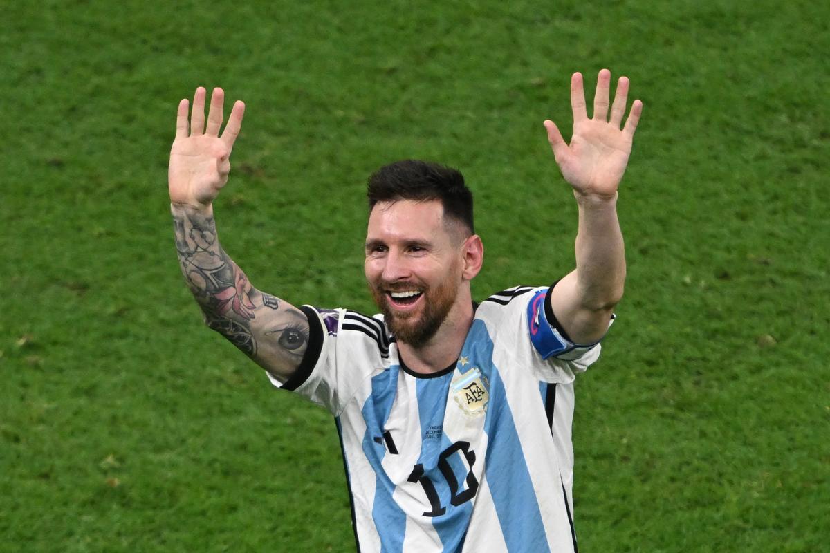 El jugador argentino Leo Messi.