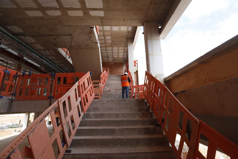 Así avanzan las obras del esperado IES nº5 del Port de Sagunt.