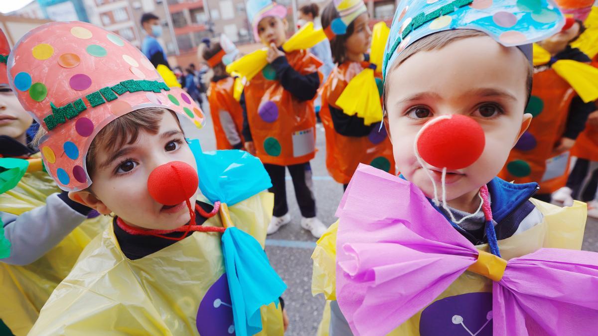 Carnaval solidario en el colegio Nazaret de Oviedo