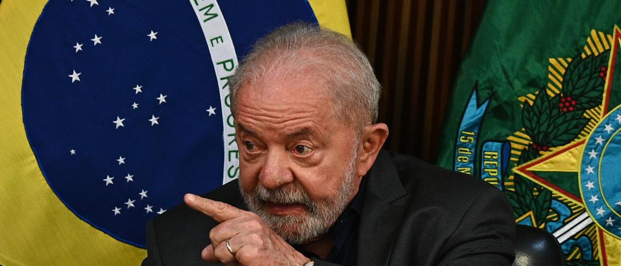 Lula da Silva, presidente de Brasil.