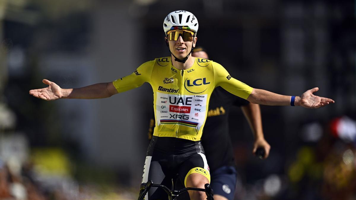 La bèstia Pogacar guanya a l’Alpe d’Huez