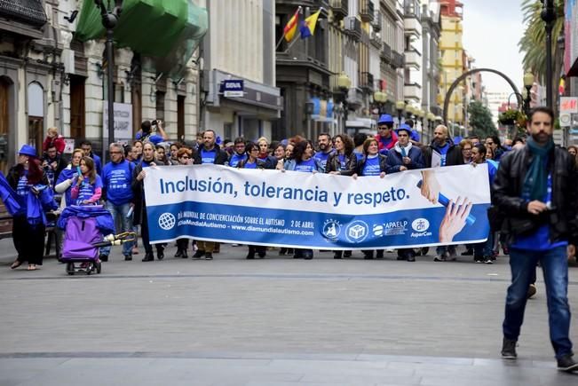 Marcha azul para celebrar el Dia Mundial de ...