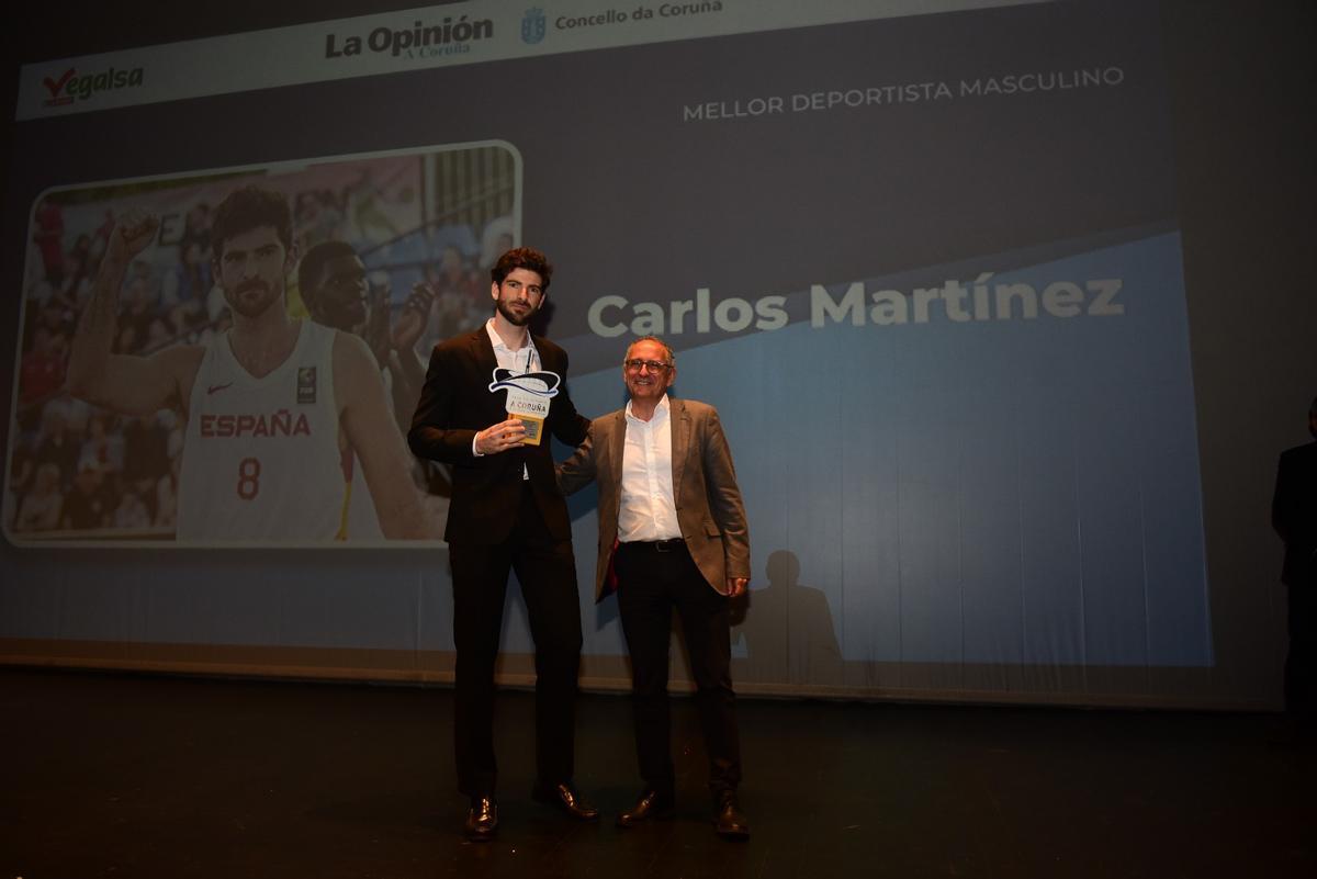 Carlos Martínez con Juan Carlos Da Silva, director general de Prensa Ibérica en Galicia