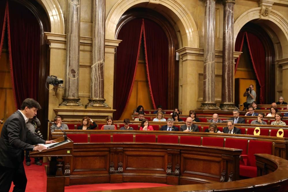 Ple d'investidura de Quim Torra