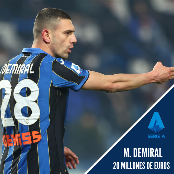 26. Merih Demiral - Del Juventus al Atalanta - 20 millones €