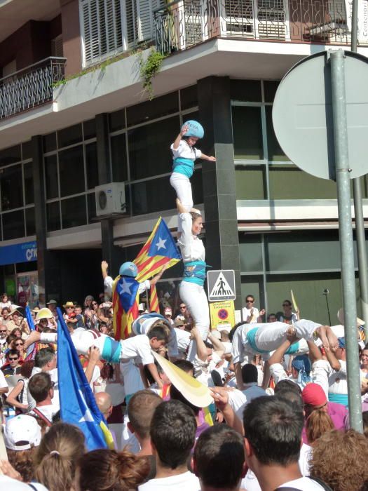 La delegació de l'Anoia a l'11-S de Berga