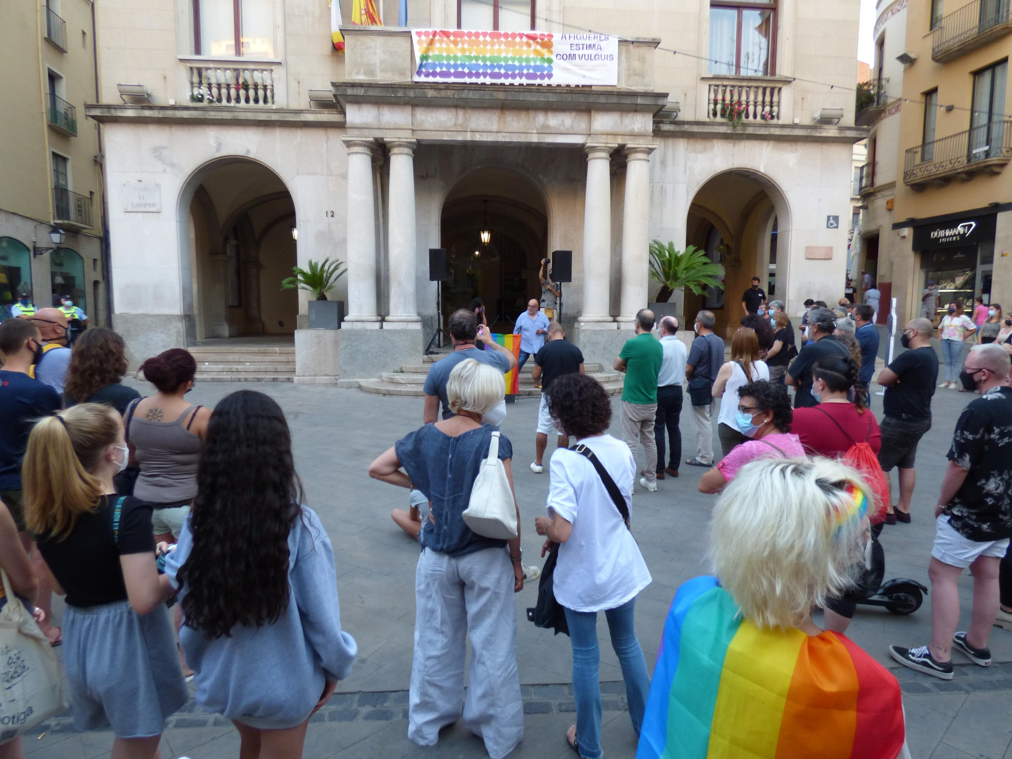 Concentració #justíciaperaSamuel a Figueres