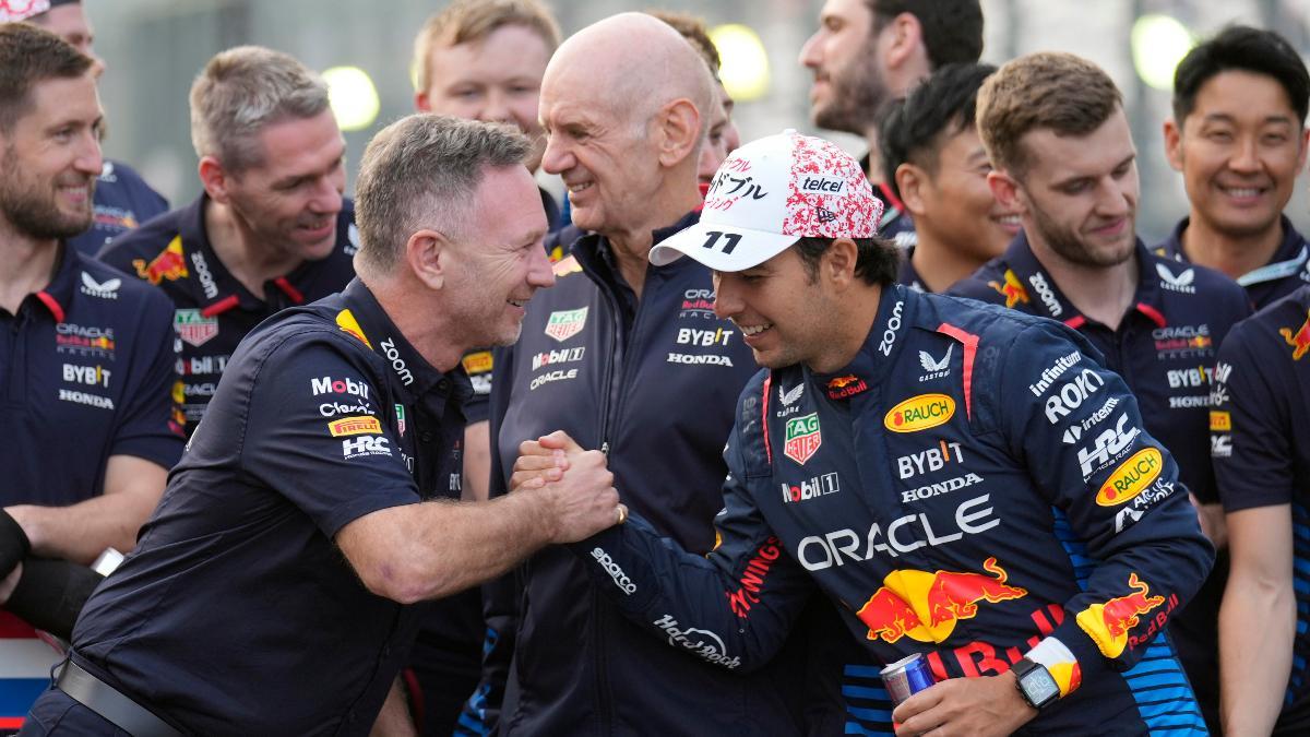 Christian Horner felicita a Sergio Perez  tras la carrera de Japón