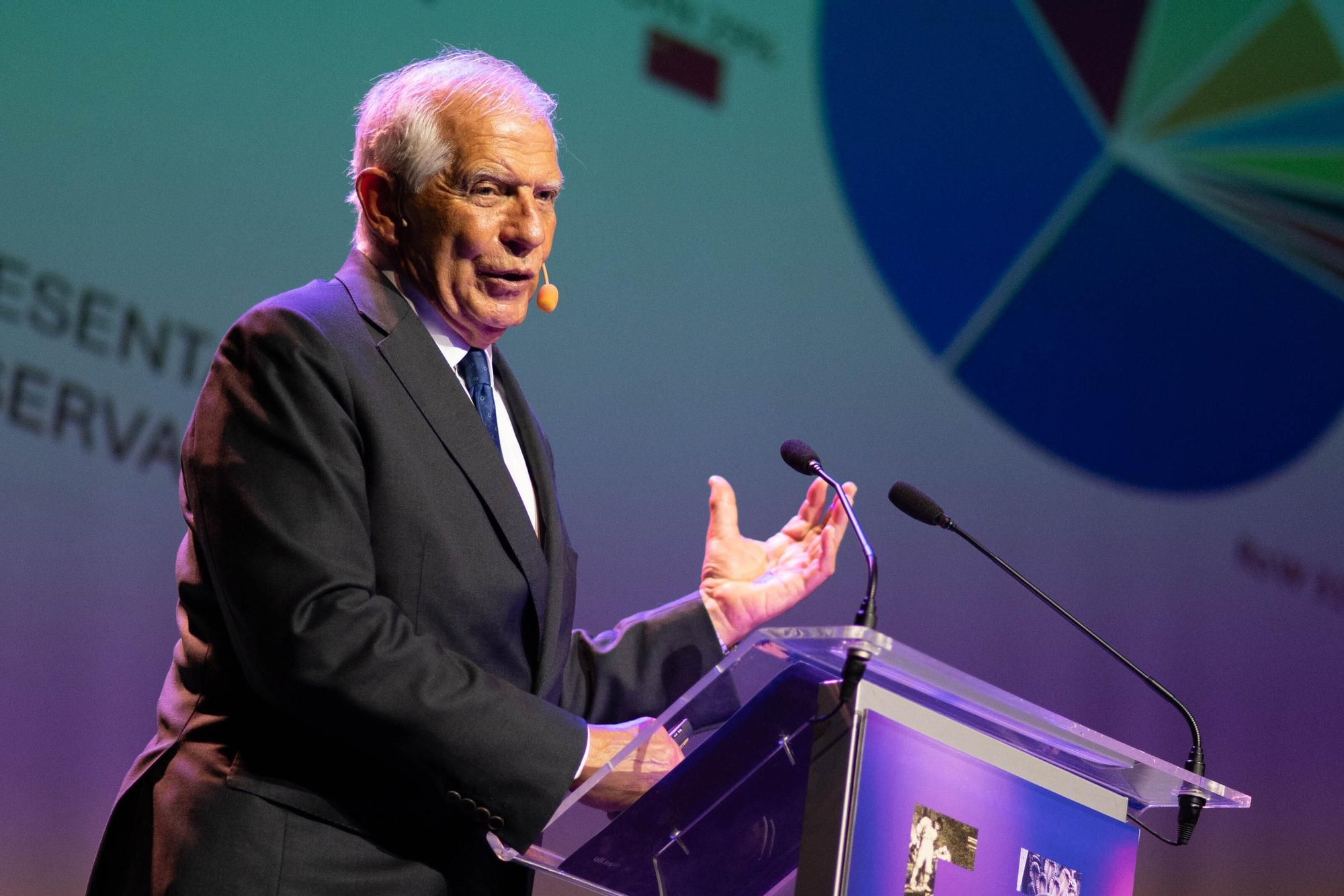 El político Josep Borrell inaugura el Campus Internacional Ciudad de La Laguna