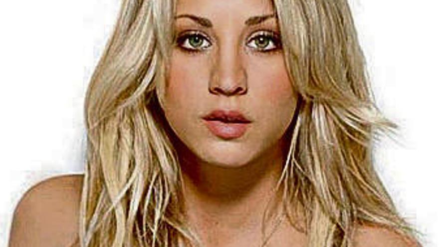 La actriz Kaley Cuoco.