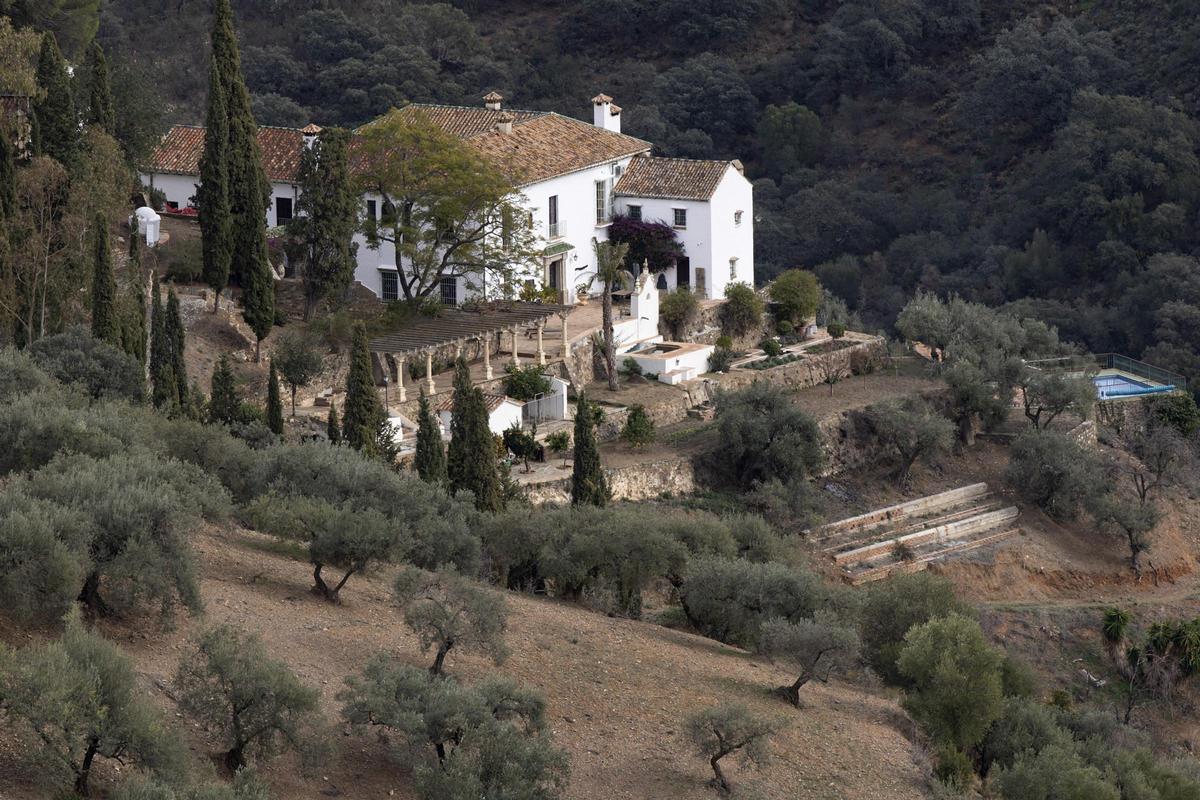 Vista exterior de la Hacienda El Lince, un ejemplo de restauración y buena conservación en Los Montes.
