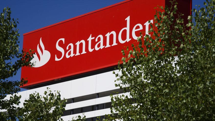 Una fotografía del Banco Santander.