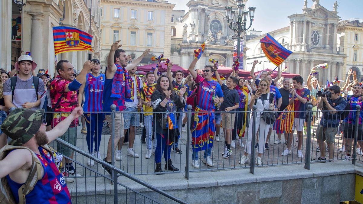 Marea culer a Torí: el Giro del Barcelona per a la final de la Champions femenina