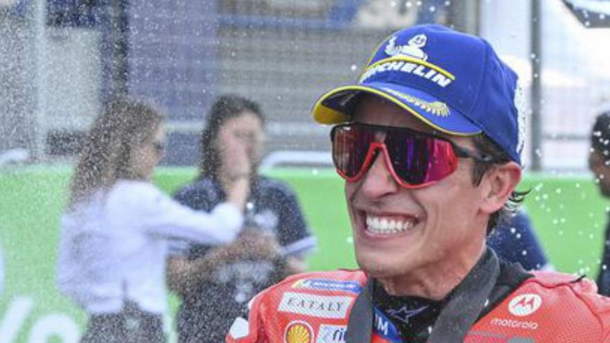 Márquez, ayer. | A. P. / L. P.