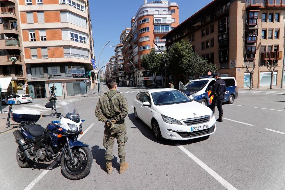 Murcia en su tercer domingo de confinamiento