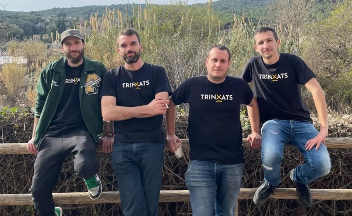 Els quatre membres del grup berguedà Trinxats