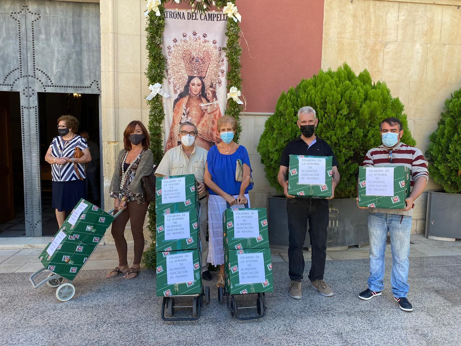 Donación de alimentos en El Campello