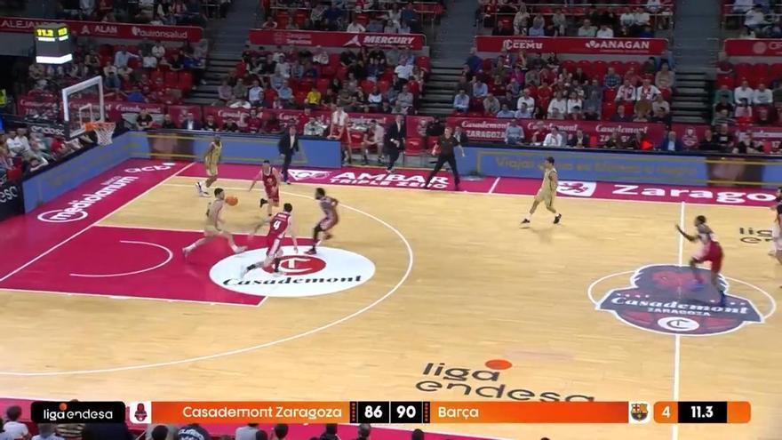 El Barça Basket acaba con un matazo para llevarse la victoria