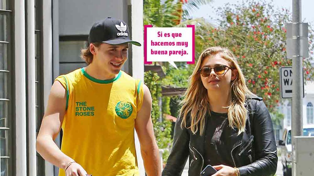 Brooklyn Beckham y Chloe Moretz